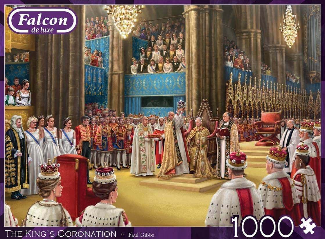 Falcon de luxe - The Kings Coronation - 1000 Piece Jigsaw Puzzle