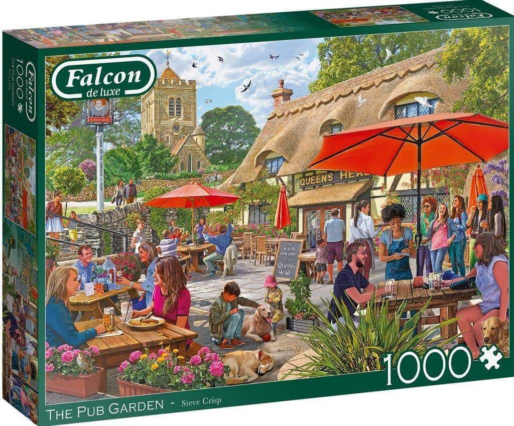 Falcon de Luxe - The Pub Garden - 1000 Piece Jigsaw Puzzle