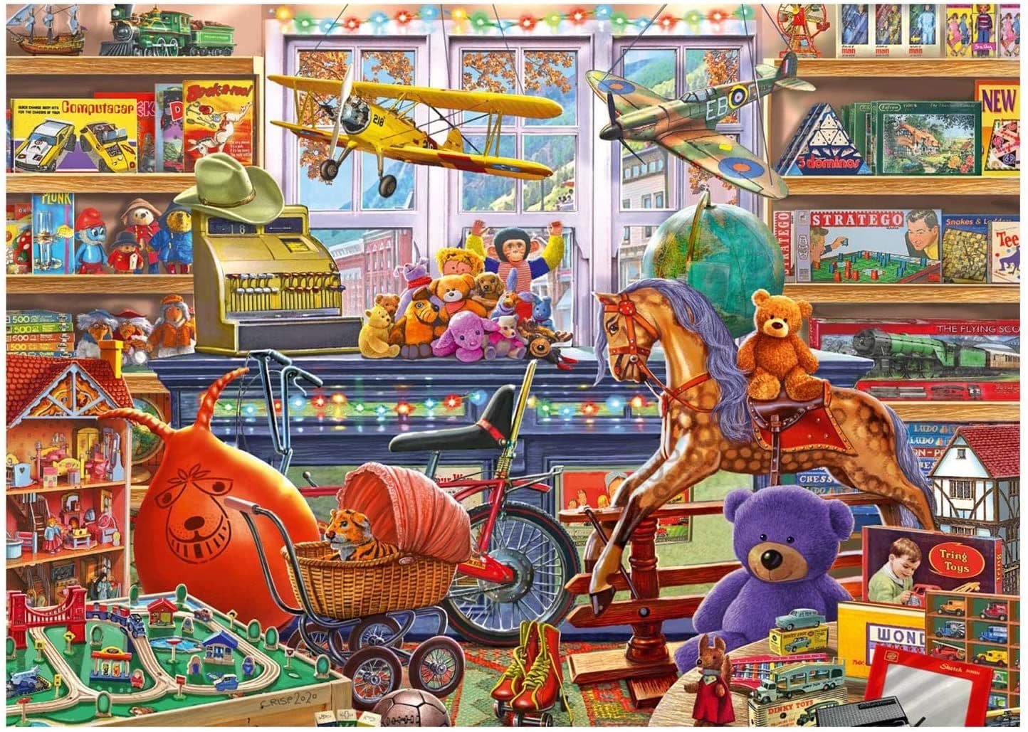 Falcon de Luxe - Tony's Toy Shoppe - 1000 Piece Jigsaw Puzzle