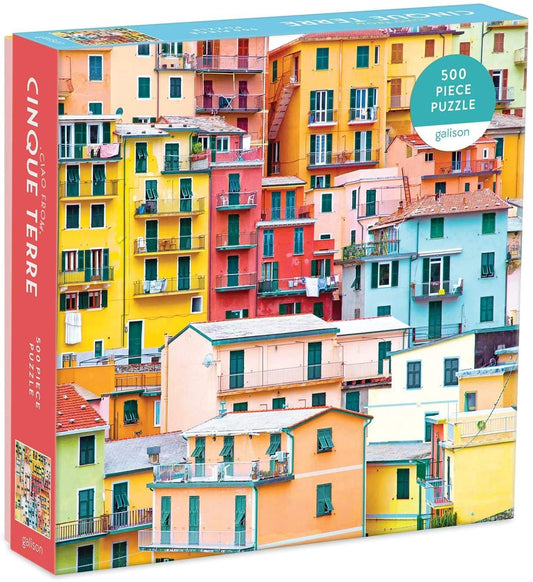 Galison - Ciao from Cinque Terre - 500 Piece Jigsaw Puzzle