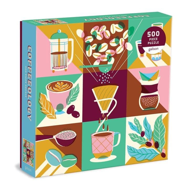 Galison - Coffeeology - 500 Piece Jigsaw Puzzle