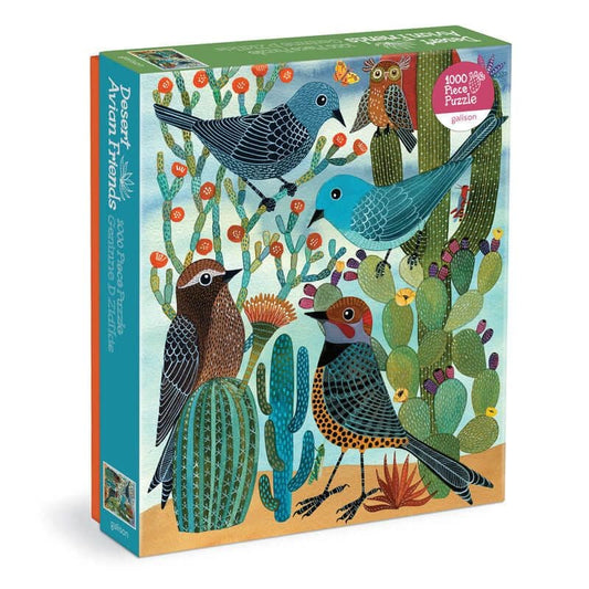 Galison - Desert Avian Friends - 1000 Piece Jigsaw Puzzle