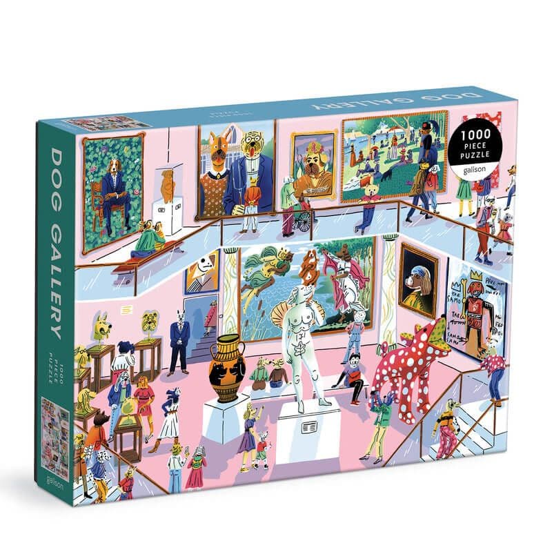 Galison Frame Galison - Dog Gallery - 1000 Piece Jigsaw Puzzle - Jigsaw Puzzles Direct
