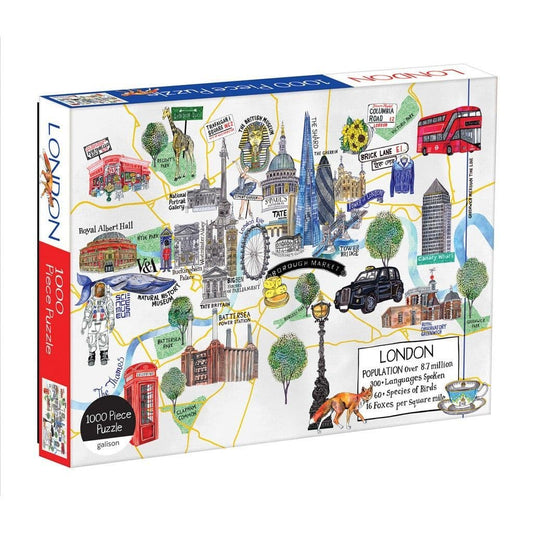 Galison - London Hennie Haworth - 1000 Piece Jigsaw Puzzle
