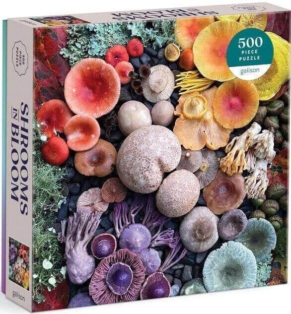 Galison - Shrooms in Bloom - 500 Piece Jigsaw Puzzle