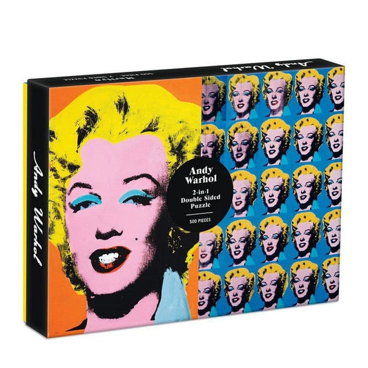 Galison - Warhol Marilyn - 500 Piece Double Sided Puzzle