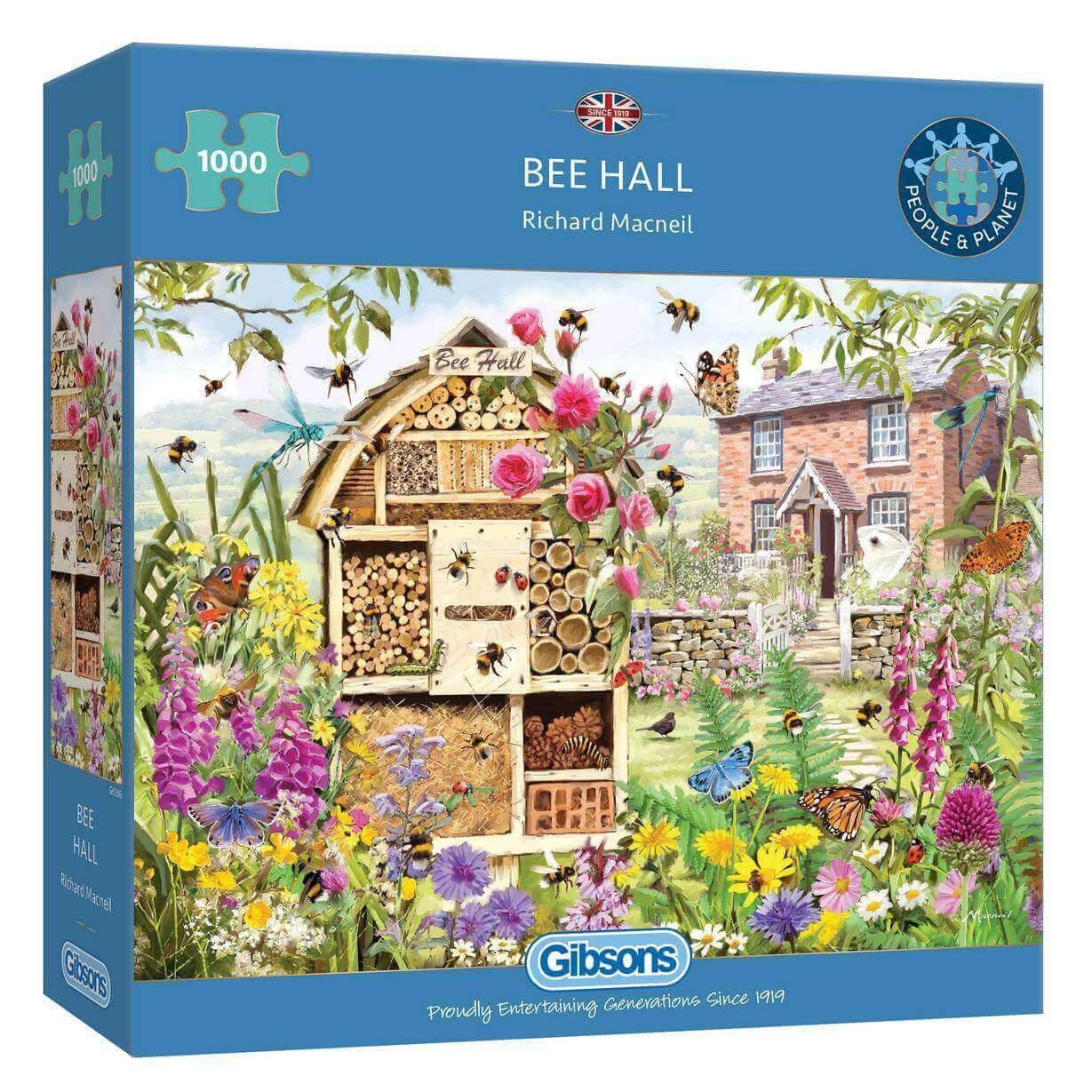 Gibsons - Bee Hall - 1000 Piece Jigsaw Puzzle