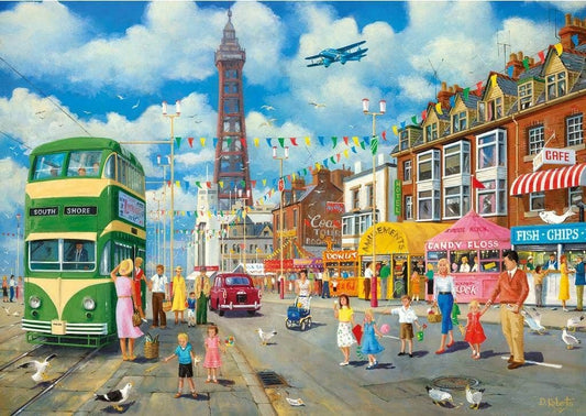 Gibsons - Blackpool Promenade - 1000 Piece Jigsaw Puzzle