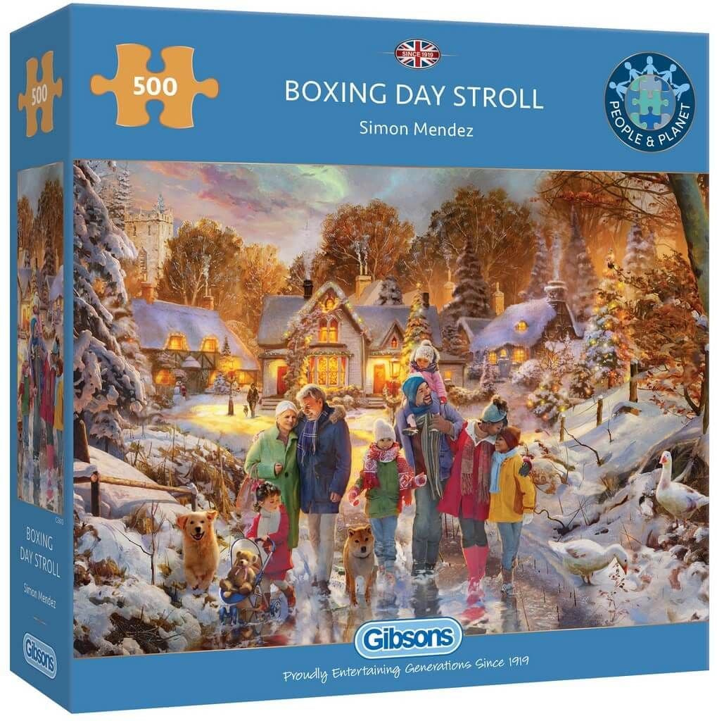 Gibsons - Boxing Day Stroll - 500 Piece Jigsaw Puzzle