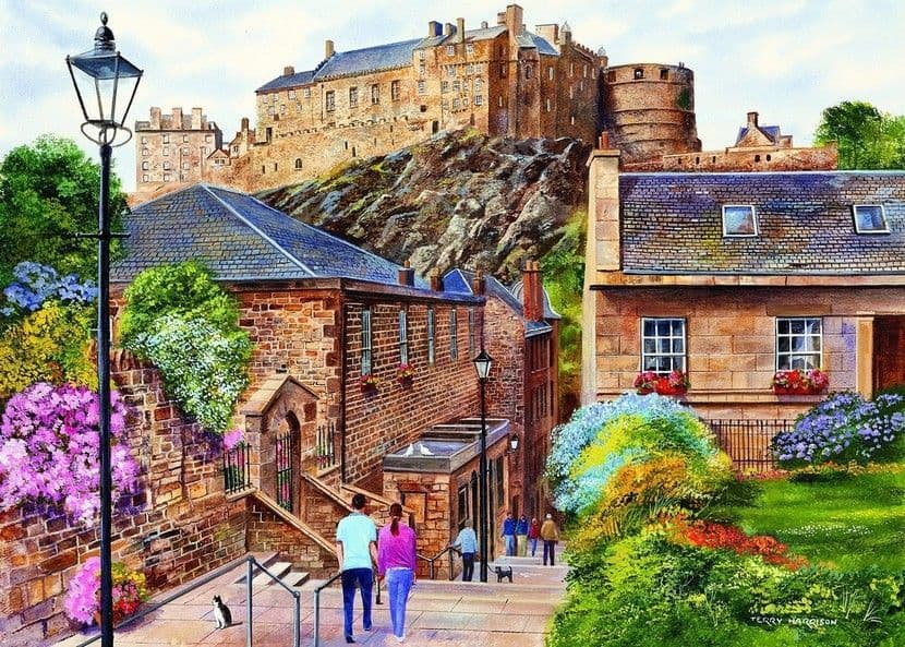 Gibsons - Edinburgh The Vennel - 1000 Piece Jigsaw Puzzle