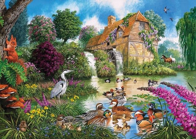 Gibsons - Flora & Fauna - 4 x 500 Piece Jigsaw Puzzle
