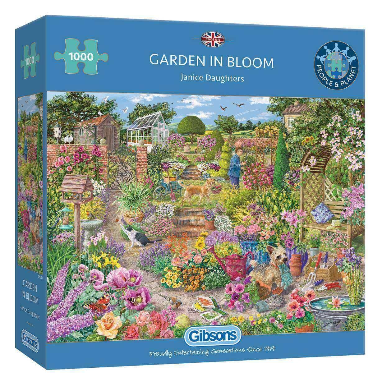Gibsons - Garden in Bloom - 1000 Piece Jigsaw Puzzle