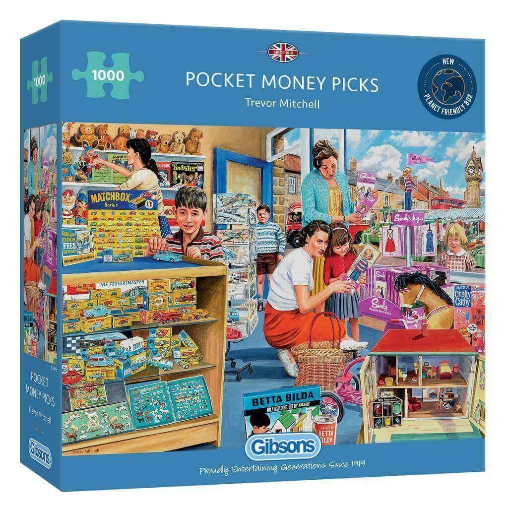 Gibsons - Pocket Money Picks - 1000 Piece Jigsaw Puzzle