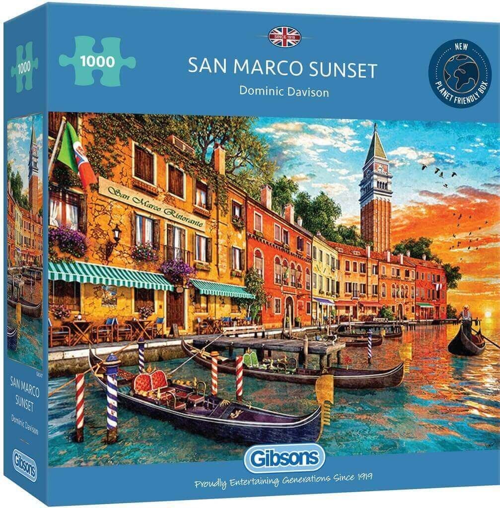 Gibsons - San Marco Sunset - 1000 Piece Jigsaw Puzzle
