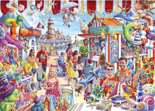 Gibsons - Seaside Souvenirs - 1000 Piece Jigsaw Puzzle