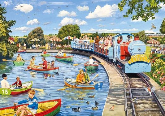 Gibsons - The Boating Lake - 1000 Piece Jigsaw Puzzle