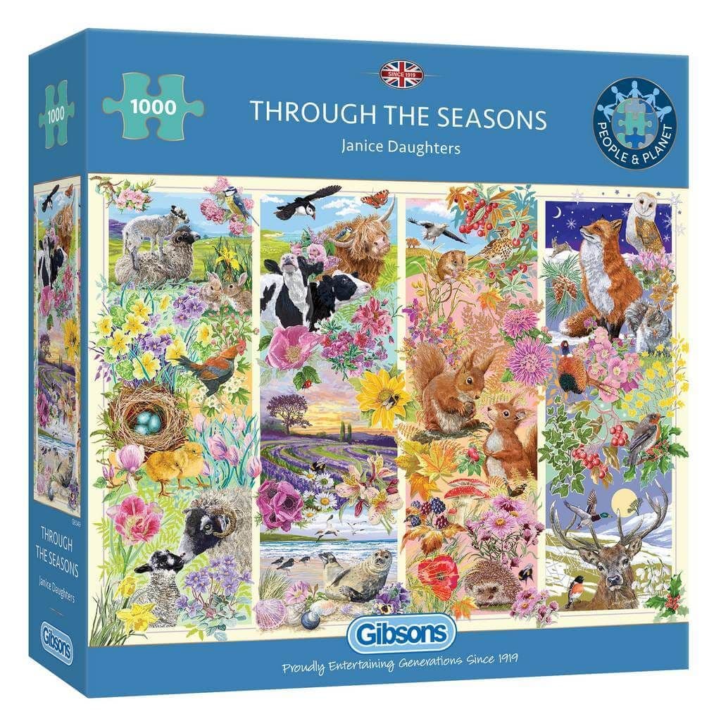 Gibsons - Through the Seasons - 1000 Piece Jigsaw Puzzle