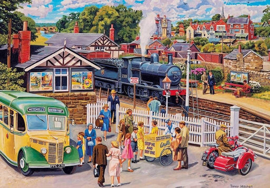Gibsons - Treats at the Station - 500XL Piece Jigsaw Puzzle