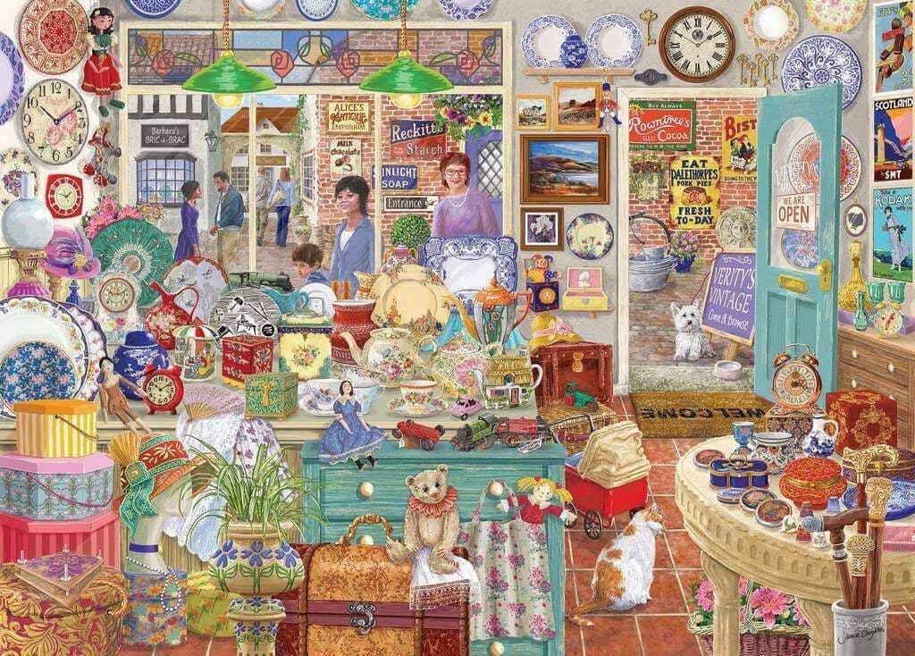 Gibsons - Verity's Vintage Shop - 1000 Piece Jigsaw Puzzle