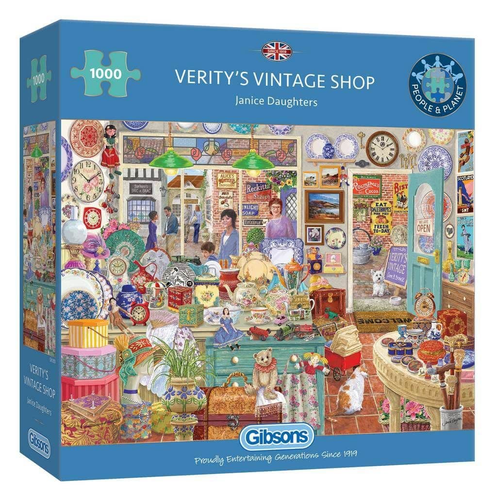 Gibsons - Verity's Vintage Shop - 1000 Piece Jigsaw Puzzle