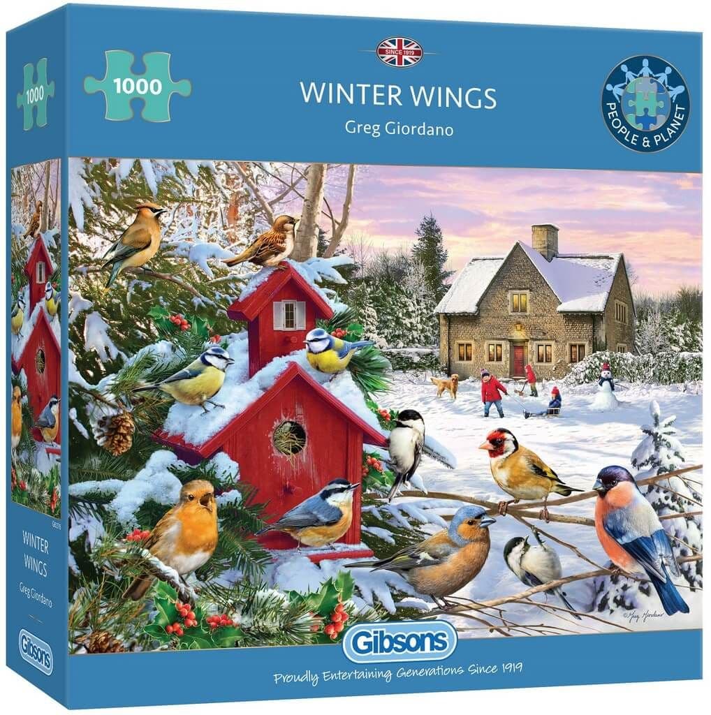 Gibsons - Winter Wings - 1000 Piece Jigsaw Puzzle