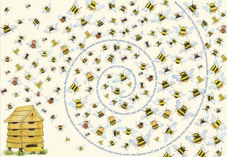 Emma Ball - Bees - 1000 Piece Jigsaw Puzzle