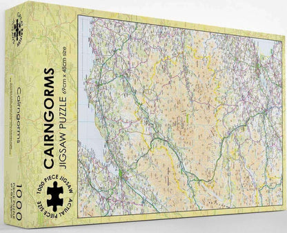 Pieceful Maps - Cairngorms - 1000 Piece Jigsaw Puzzle