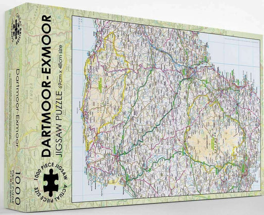 Great British Jigsaws - Dartmoor - Exmoor - 1000 Piece Jigsaw Puzzle