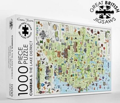 Emma Joustra - Cumbria & The Lake District - 1000 Piece Jigsaw Puzzle