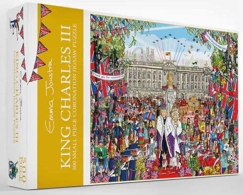 Great British Puzzles - King Charles III Coronation - 500 Piece Jigsaw Puzzle