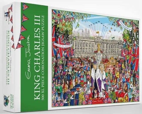 Great British Puzzles - King Charles III Coronation - 500XL Piece Jigsaw Puzzle