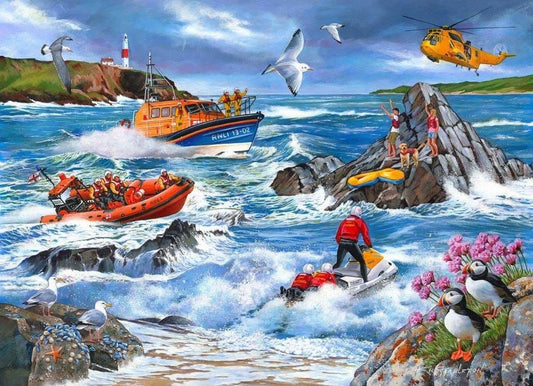 House of Puzzles - Against the Tide - 1000 Piece Jigsaw Puzzle