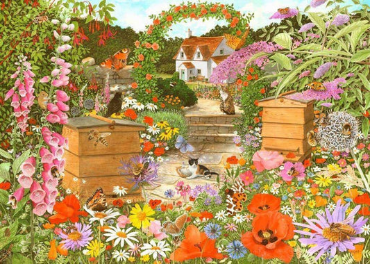 House Of Puzzles - Bee Happy! - 1000 Piece Jigsaw Puzzle