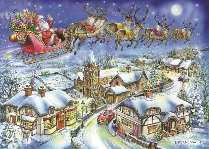 House of Puzzles - Christmas Eve No 13 - 1000 Piece Jigsaw Puzzle