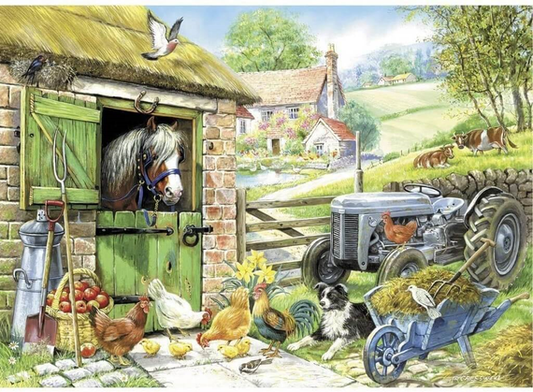 House of Puzzles - Down on the Farm - 250XL Piece Jigsaw Puzzle