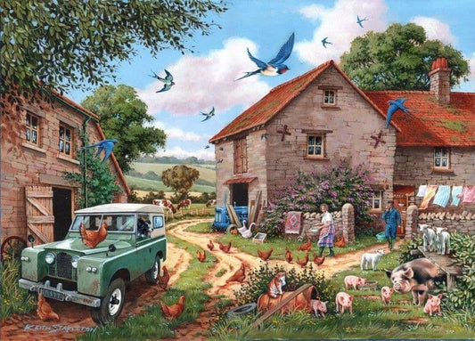 House of Puzzles - Farmer's Wife - 500XL Piece Jigsaw Puzzle