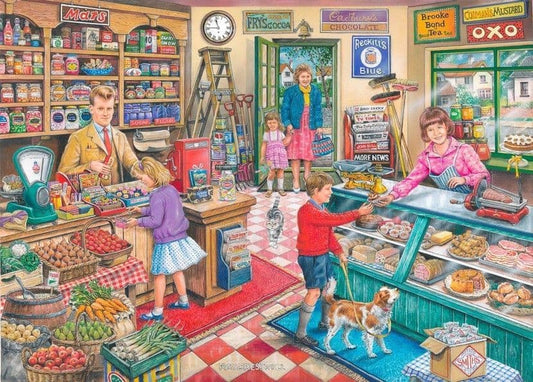 House of Puzzles - General Store No 11 - Find the Difference - 1000 Piece Jigsaw Puzzle