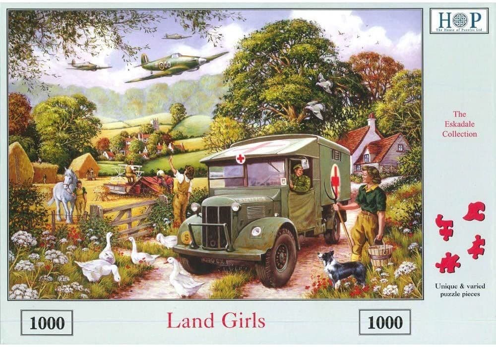 House of Puzzles - Land Girls - 1000 Piece Jigsaw Puzzle