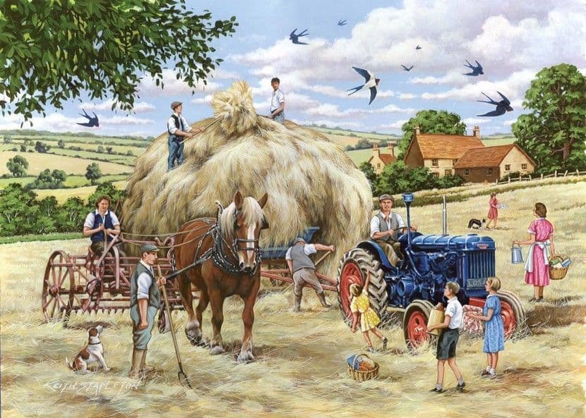 House of Puzzles - Making Hay - 500XL Piece Jigsaw Puzzle