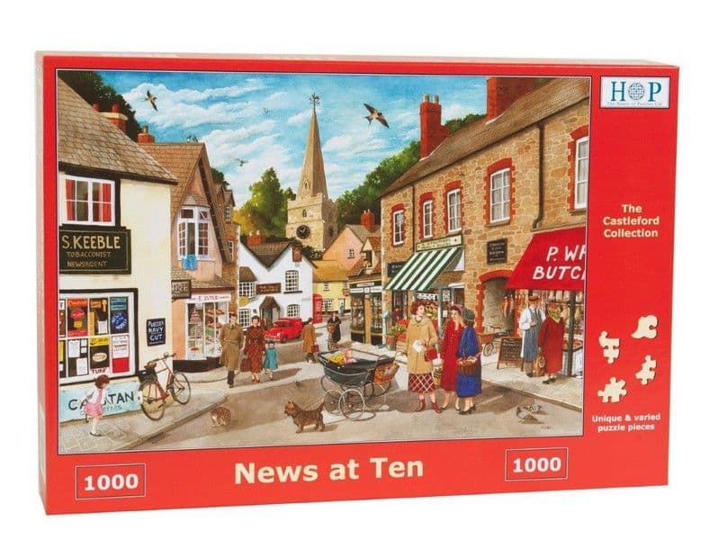 House of Puzzles - News at Ten - 1000 Piece Jigsaw Puzzle