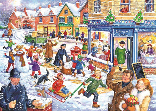 House of Puzzles - Out In The Snow - 250XL Piece Jigsaw Puzzle