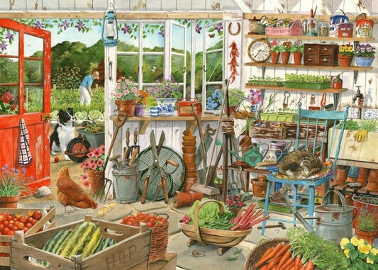 House of Puzzles - Potting Shed - 1000 Piece Jigsaw Puzzle