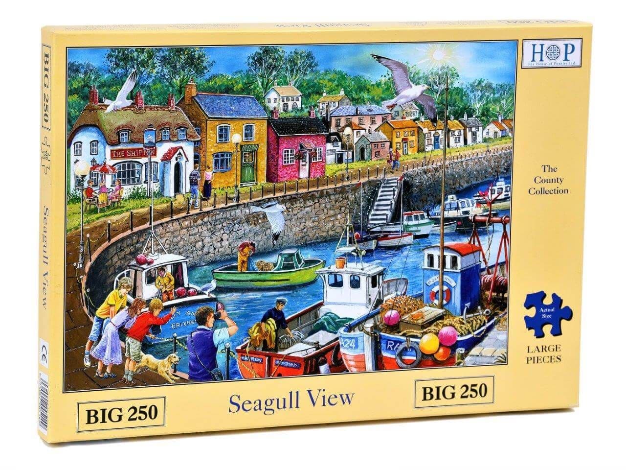 House of Puzzles - Seagull View - 250XL Piece Jigsaw Puzzle