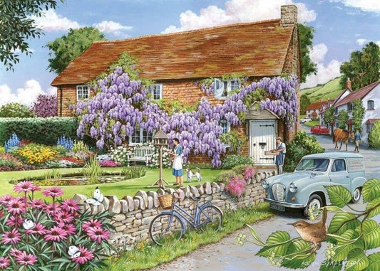 House of Puzzles - Wisteria Cottage - 250XL Piece Jigsaw Puzzle