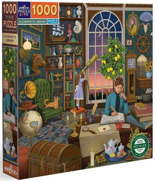 Eeboo - Alchemist Library - 1000 Piece Jigsaw Puzzle