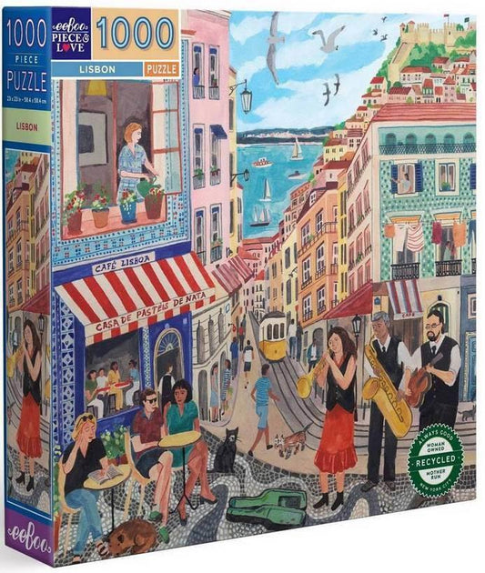 Eeboo - Lisbon - 1000 Piece Jigsaw Puzzle