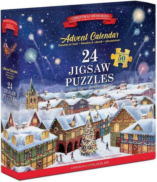 Eurographics - Christmas Memories - Advent Calendar - 24 x 50 Pieces