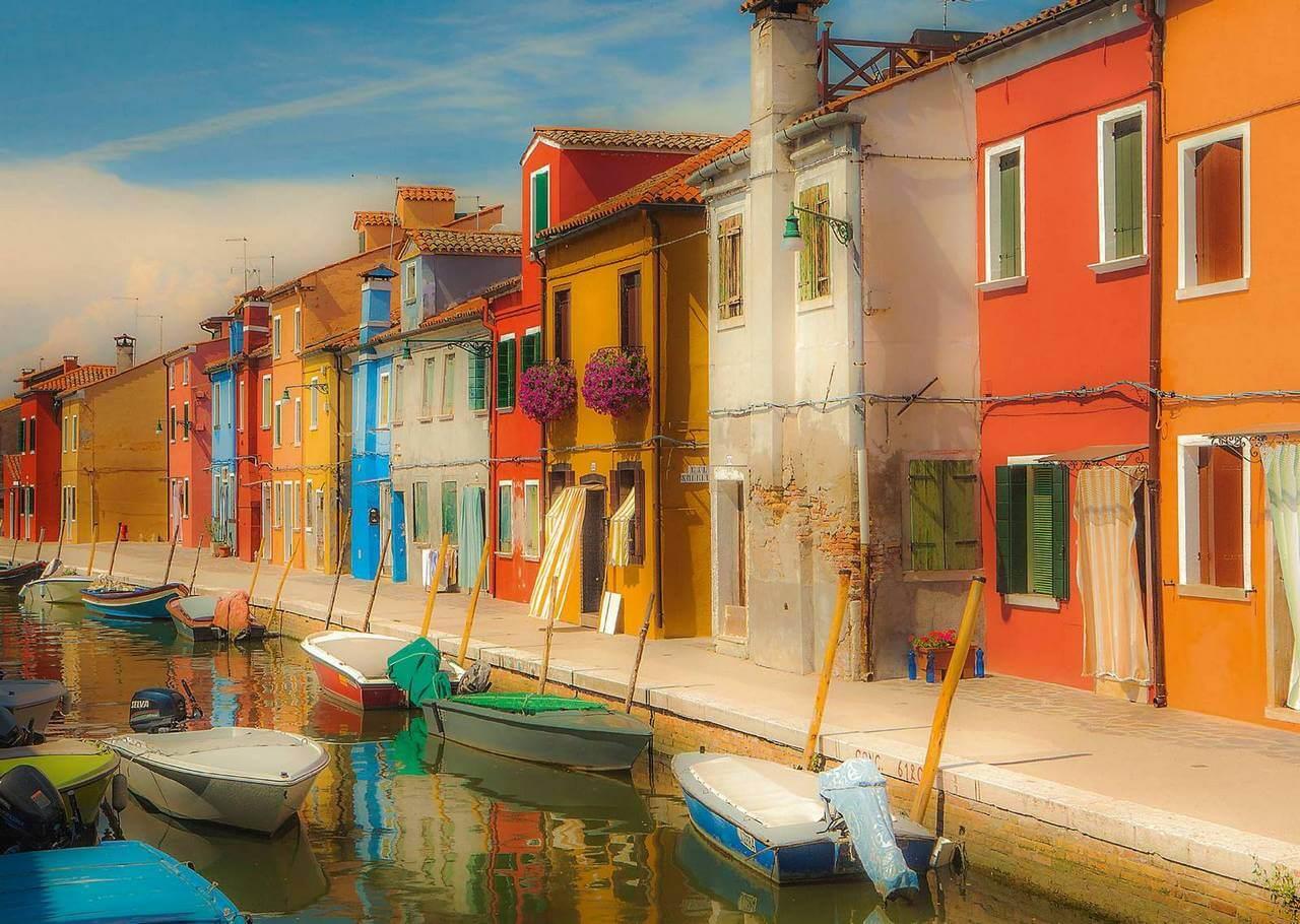 Schmidt - Bright Houses of Burano - 1000 Piece Jigsaw Puzzle