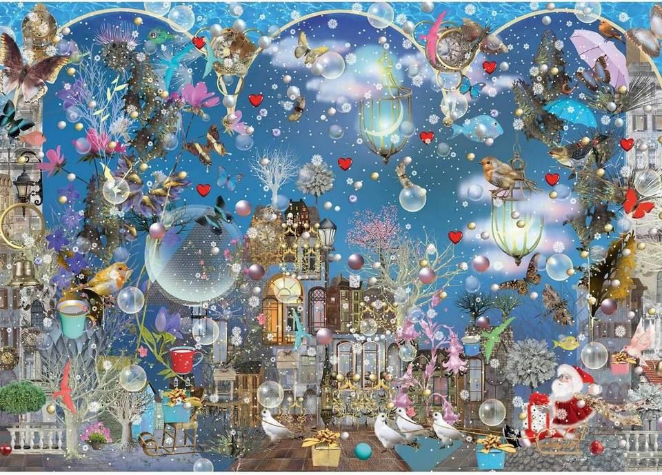 Schmidt - Ilona Reny - Blue Sky of Christmas - 1000 Piece Jigsaw Puzzle