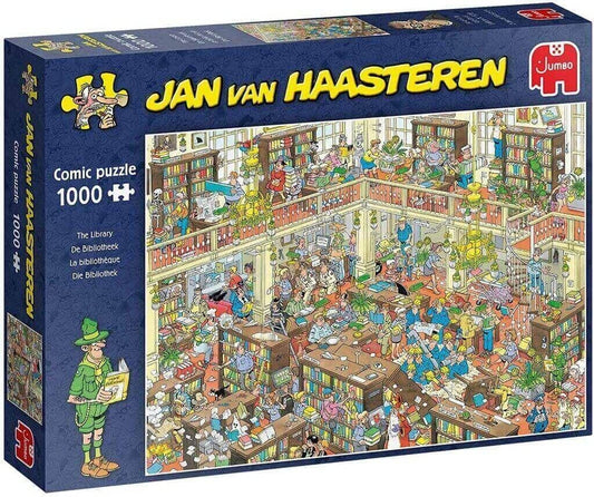 Jan van Haasteren - The Library - 1000 Piece Jigsaw Puzzle